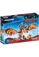 Playmobil C�mo Entrenar a tu Drag�n Racing Garfios y Pat�n Mocoso 70731