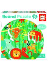 Puzzle Round 28 Pièces La Jungle Educa 18906