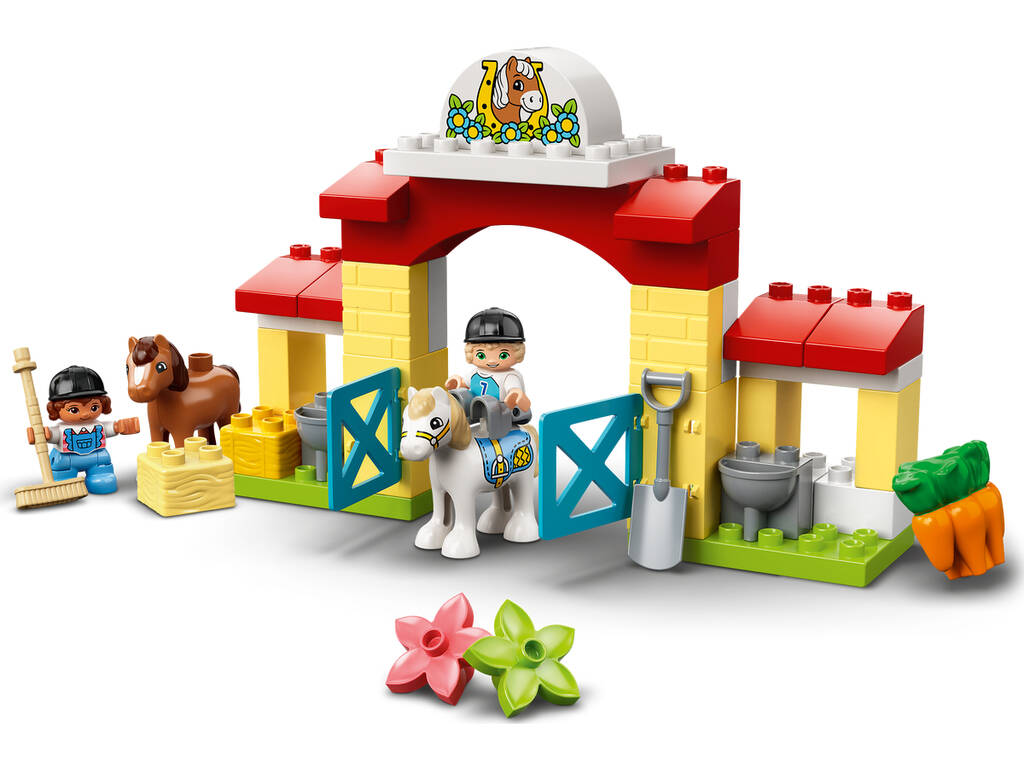 Lego Duplo Town Stall mit Ponys 10951