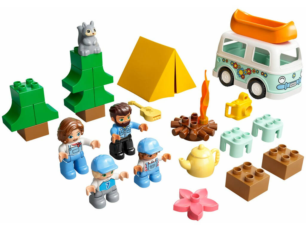 Lego Duplo Aventura na Auto-caravana Familiar 10946