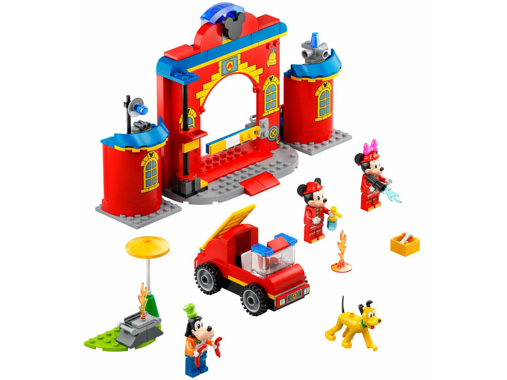 Lego Disney Parque y Camión de Bomberos de Mickey y sus Amigos 10776