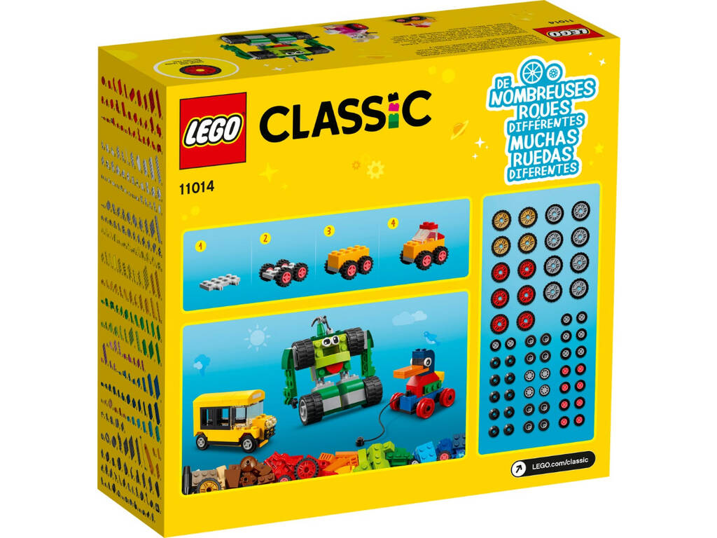 Lego Classic Tijolos e Rodas 11014