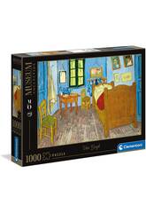 Puzzle 1000 Van Gogh La Chambre de Van Gogh  Arles Clementoni 39616