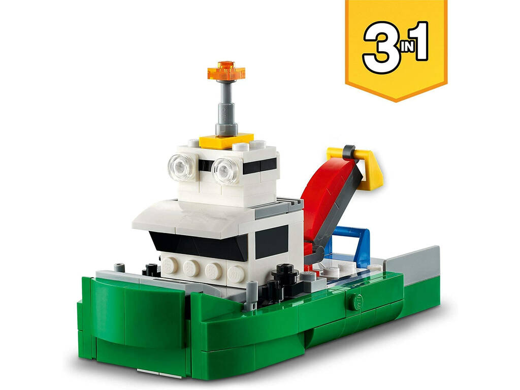 Lego Creator Le Transporteur de Voitures de Course 31113