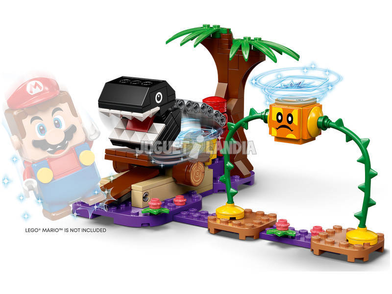 Lego Super Mario Set de Expansão Batalha na Selva contra O Chomp Cadenas 71381