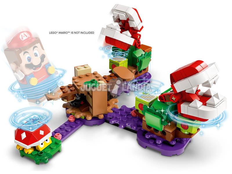 Lego Super Mario Set de Expansão Desafio Desconcertante das Plantas Piranha 71382