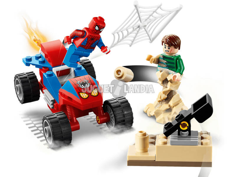 Lego Súper Héroes Marvel Final Schlacht zwischen Spiderman und Sandman 76172