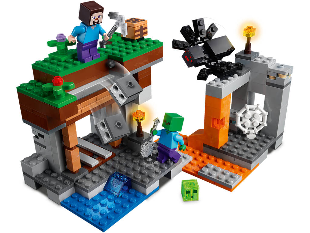 Lego Minecraft La Mine Abandonnée 21166