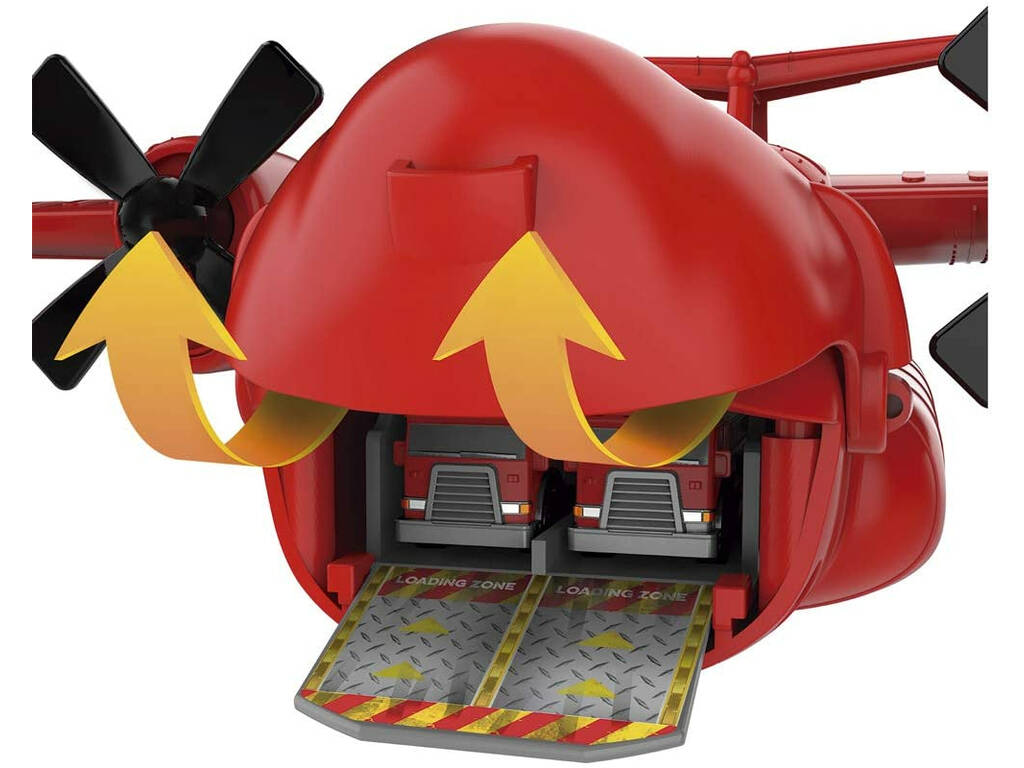 Micromachines Avion de Transport d'Incendie et de Sauvetage Toy Partner