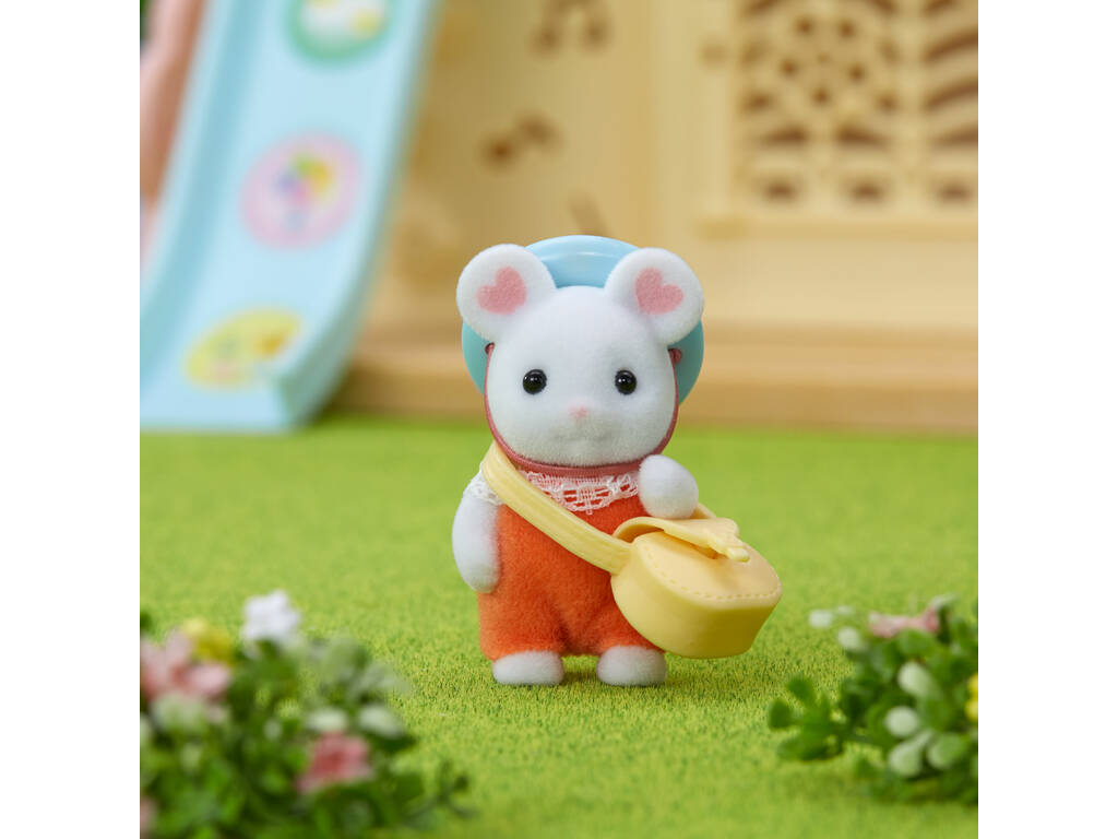 Sylvanian Families Baby Mouse Marshmallow Epoch Mouse To Imagine 5408