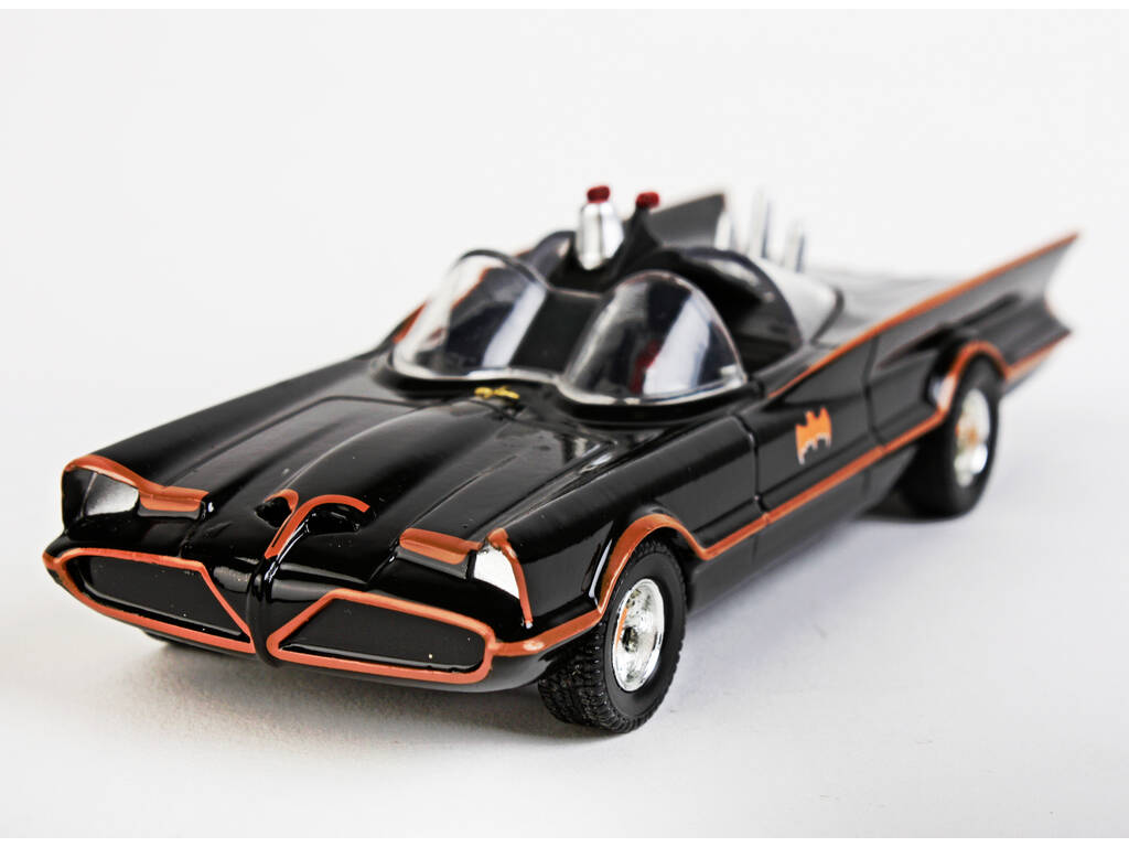 Batman Auto Batmovile Metallo 1:32 1966 Classic TV Con Figura Batman Simba 253213002