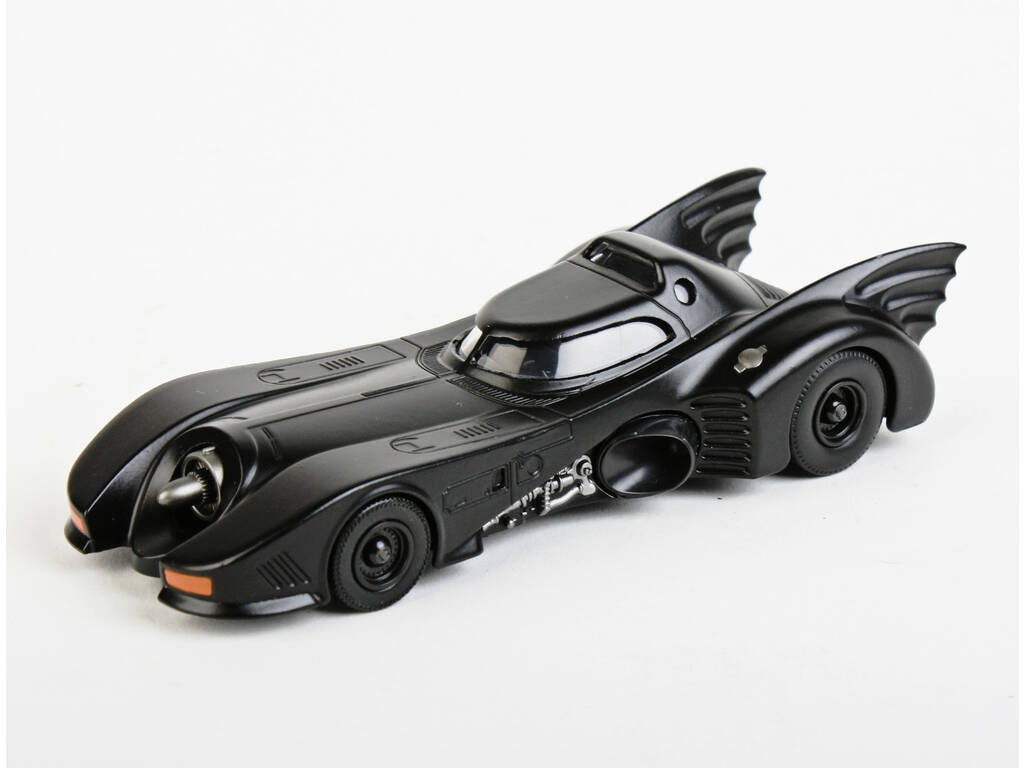 Batman Auto Batmovile Metallo 1:32 1989 con Figura Batman Simba 253213003