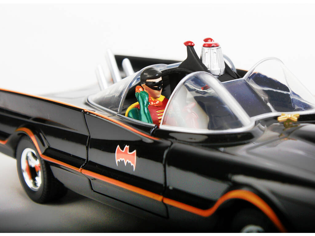 Batman Batmobile in metallo 1:24 1966 Serie TV classica con figura Simba 253215001