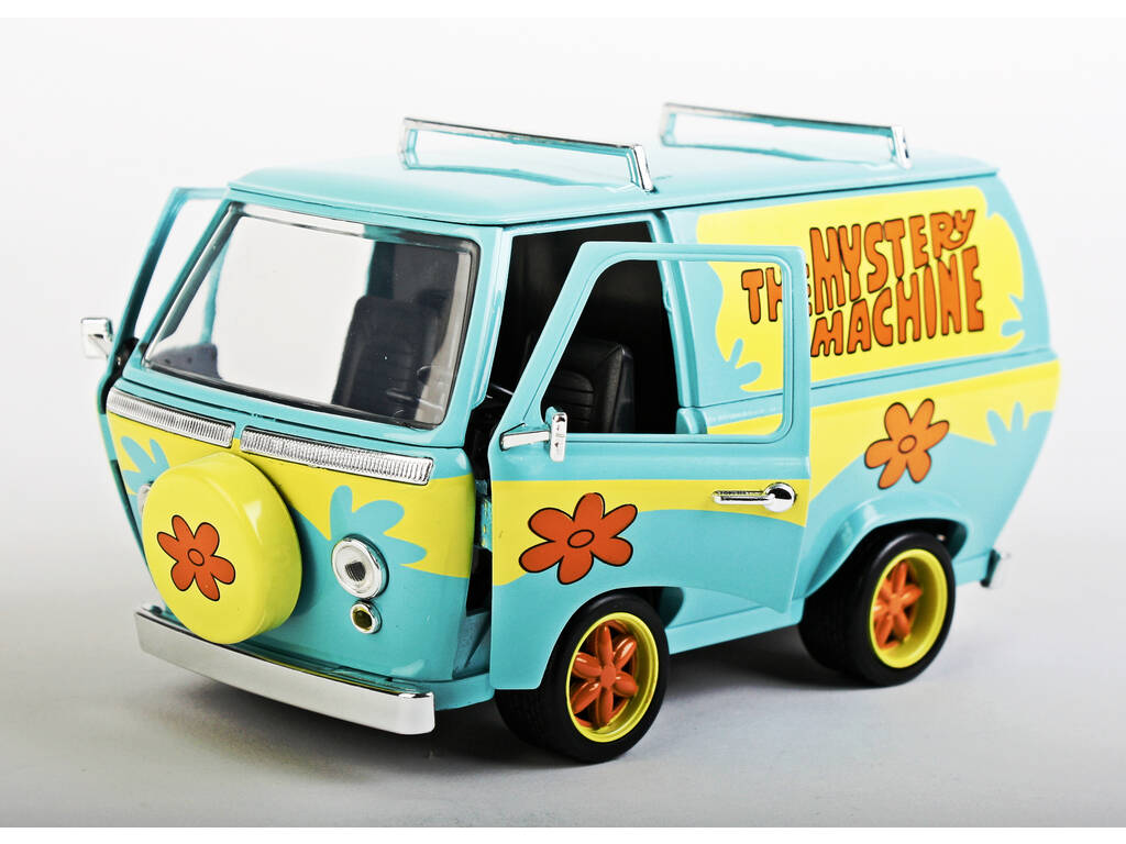 Scooby Doo Furgoneta Mistery Machine 1:24 con Figuras Simba 253255024