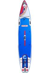 Prancha de Paddle Surf Insuflável Coasto Super Turbo de 427x71x15 cm