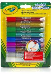 9 Pegamentos de Purpurina Laváveis Crayola 3527