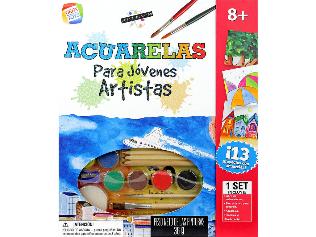 Pintura Con Acuarelas Petit Picasso Cefa Toys 572