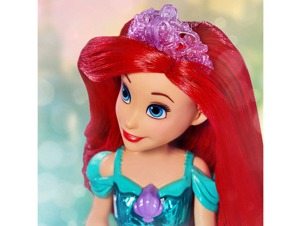 Boneca Princesas Disney Brilho Real Ariel Hasbro F0895