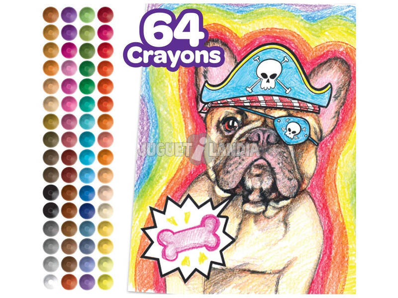Crayola Pets 64 Ceras 52-1164