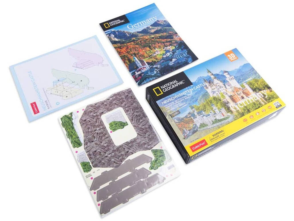 Casse-tête 3D National Geographic Castillo Neuschwanstein World Brands DS990H
