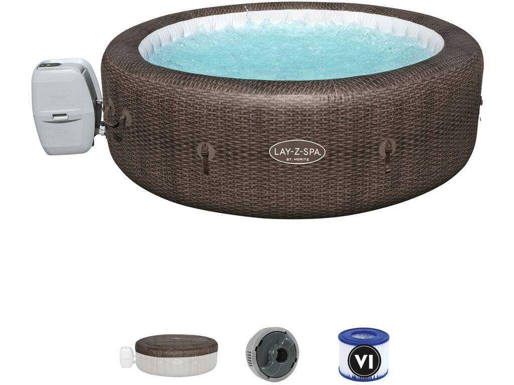 Spa Gonflable Lay Z St. Moritz Air Jet 216x71 cm. Bestway 60023