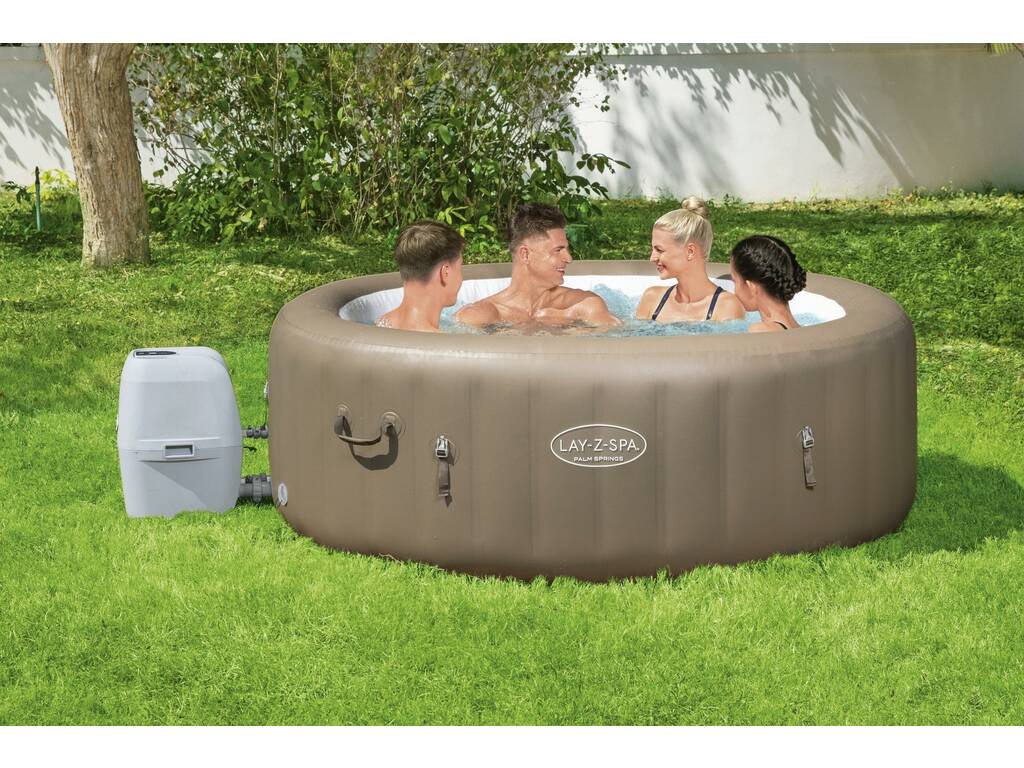  Spa Gonflable Lay Z Palm Spring Air Jet 196x71 cm. Bestway 60017