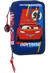 Trousse à crayons Double Small 28 Pièces Cars Racing Block Safta 412011854