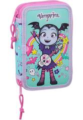 Trousse à crayons Double Small 28 Pièces Vampirina Rocking Safta 412011854