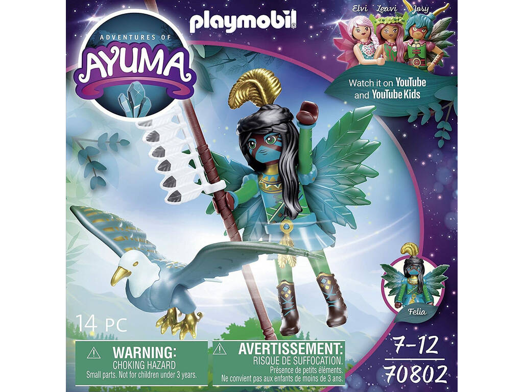 Playmobil Ayuma Knight Fairy con Animale dell'anima 70802
