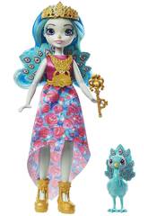 Enchantimals Muñeca Queen Paradise y Mascota Rainbow Mattel GYJ14