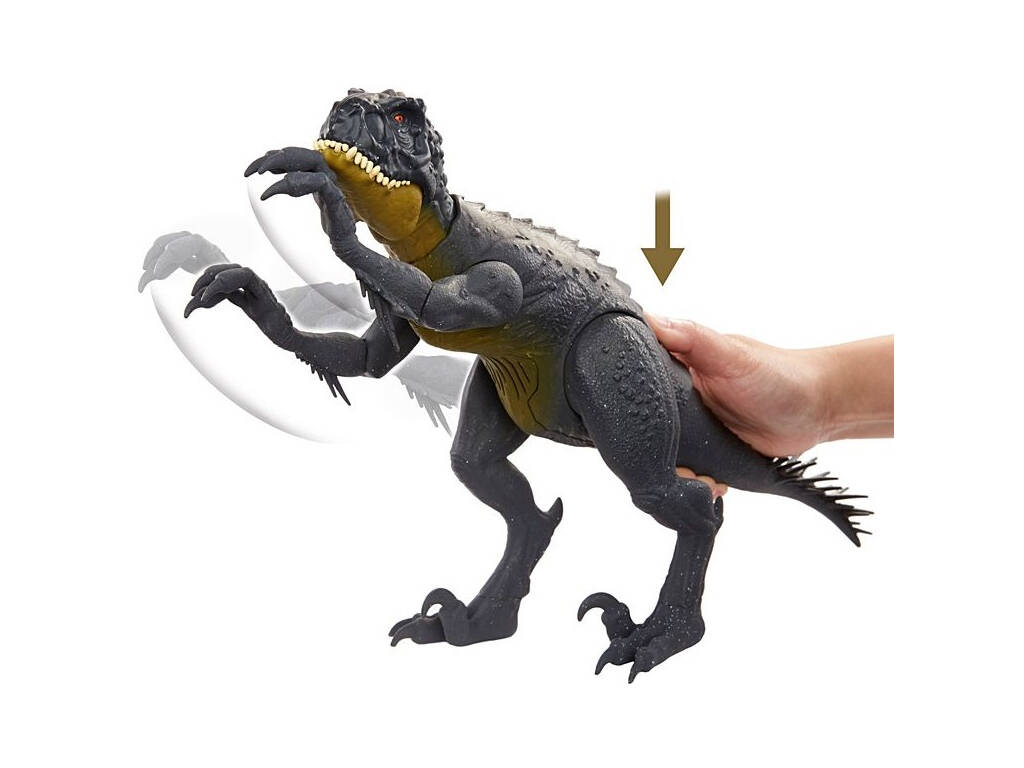 Jurassic World Dinosaurio Scorpios Rex Golpea y Combate Mattel HBT41