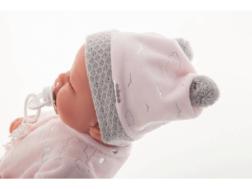 Neugeborene Puppe Carla Wolke 40 cm. Antonio Juan 33112