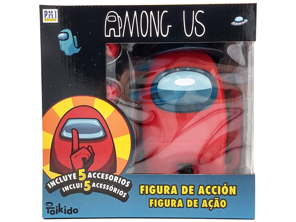 Among Us Mega Figura de Acción con Accesorios Bizak 6411 6005