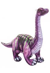 Jouet en peluche Dinosaure Lilas 36 cm. Creaciones Llopis 46861