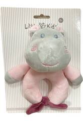Hochet en peluche Hippo 15 cm. Creaciones Llopis 25572