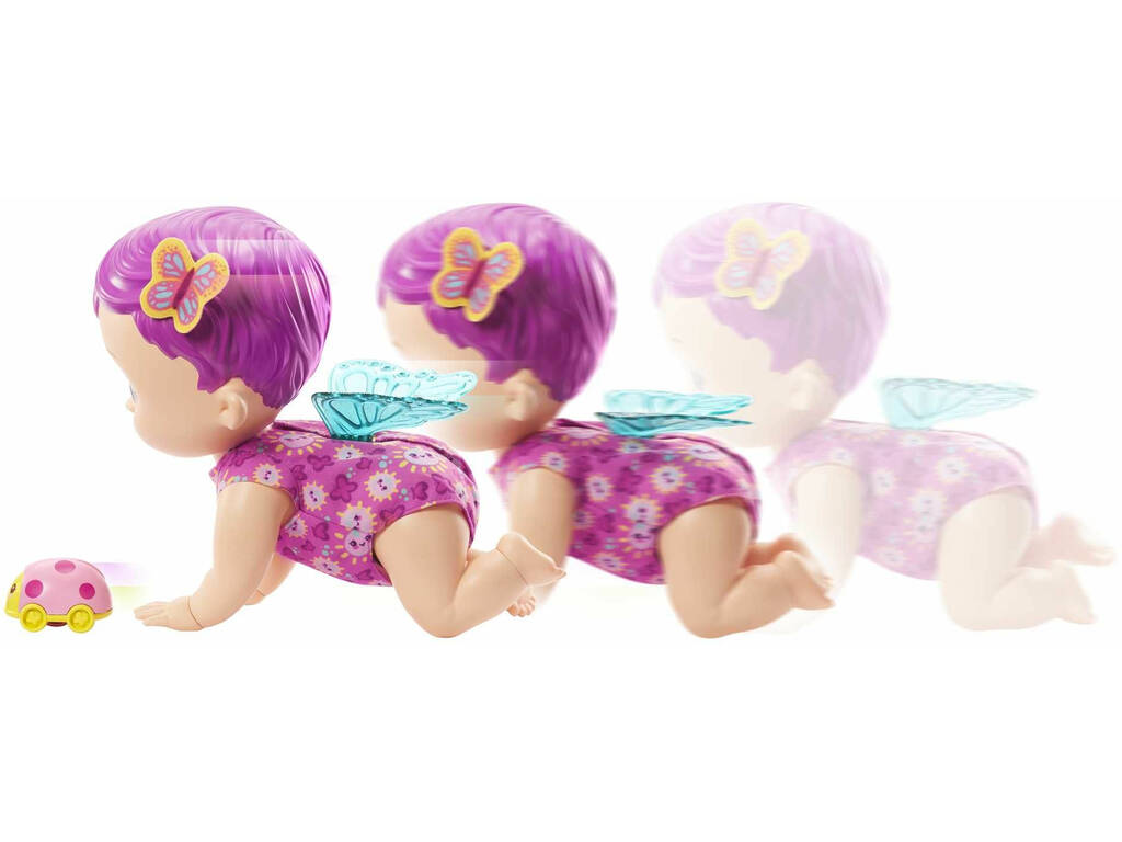 My Garden Baby Baby Butterfly Laugh and Crawl Mattel GYP31