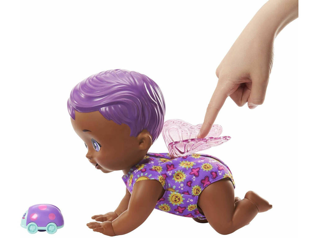 My Garden Baby Laugh and Crawl Purple Mattel HBH43