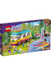 Lego Friends Forest Motorhome et bateau à voile Lego 41681
