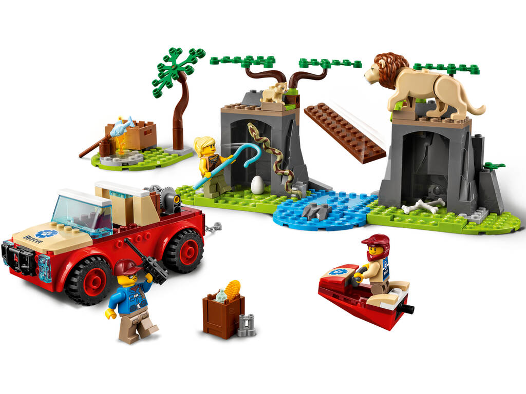 Lego City Salvataggio della fauna selvatica: Fuoristrada 60301