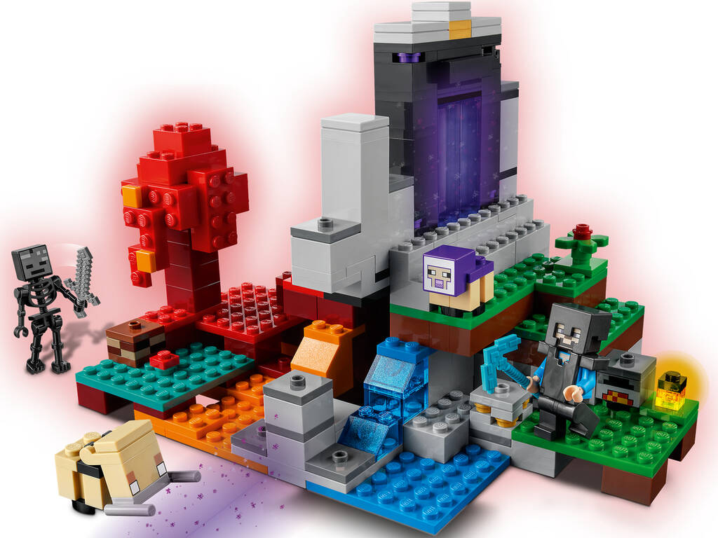 Lego Minecraft Le portail en ruine 21172
