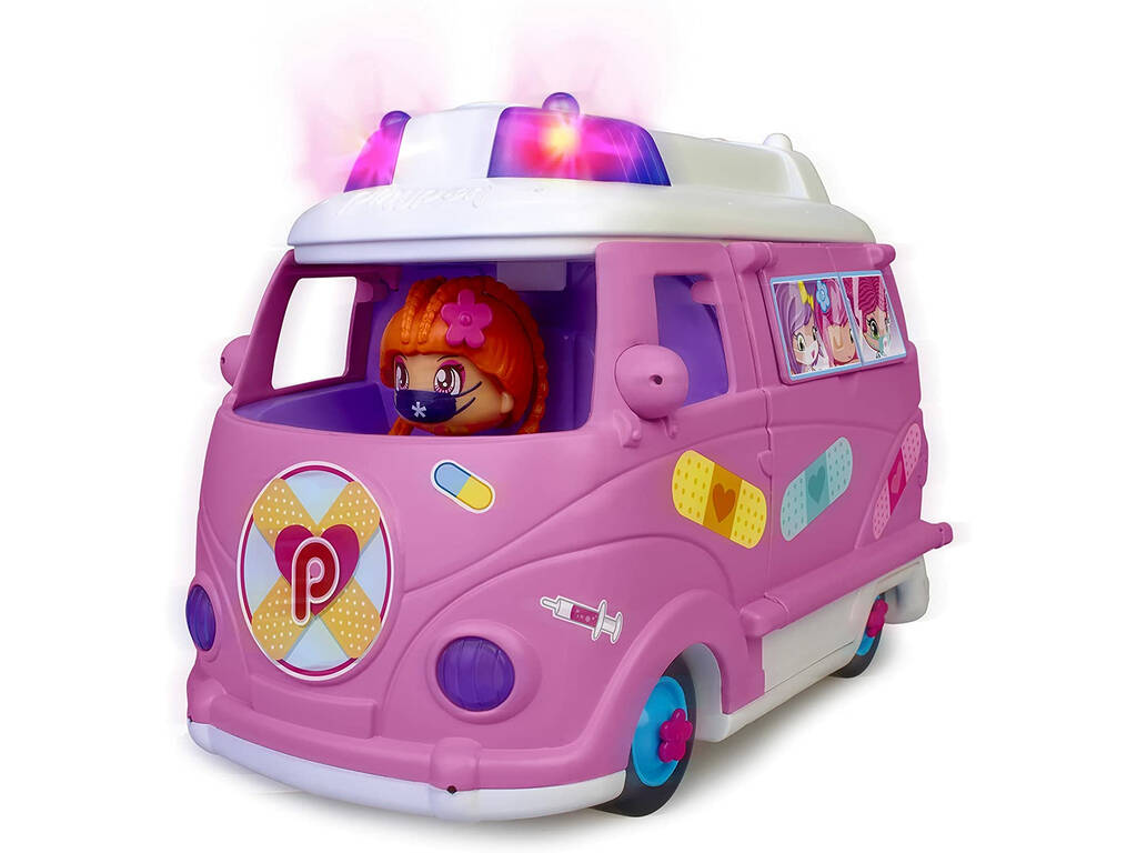 B-WARE Famosa Pinypon Tierarzt Ambulanz Figuren Krankenwagen Kinderspielzeug 