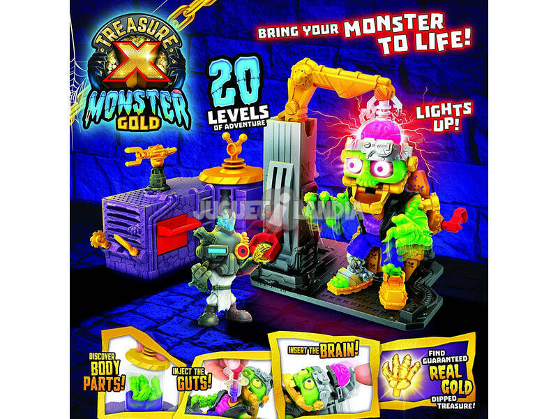 Treasure X Monster Gold Megalaboratorio de Monstruos Famosa 700016896