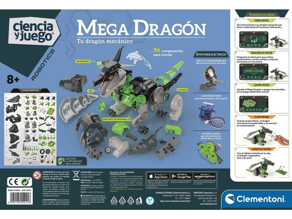 Mega-Drache Clementoni 55421