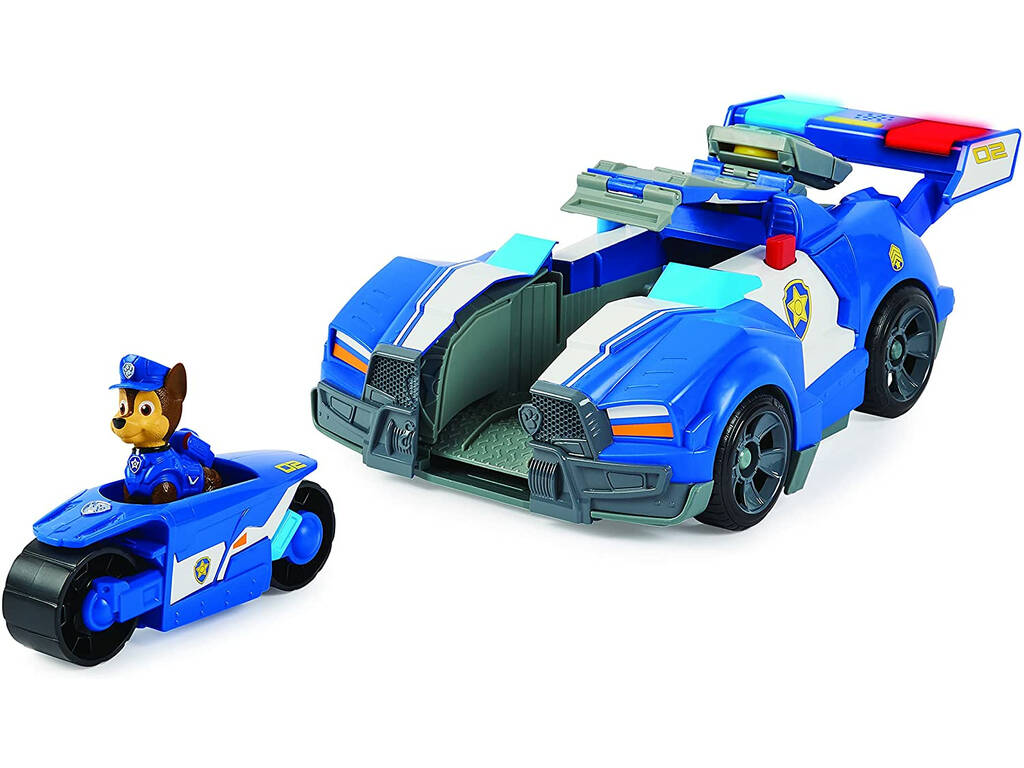 Paw Patrol The Movie Véhicule Transformable Chase Bizak 6192 7732