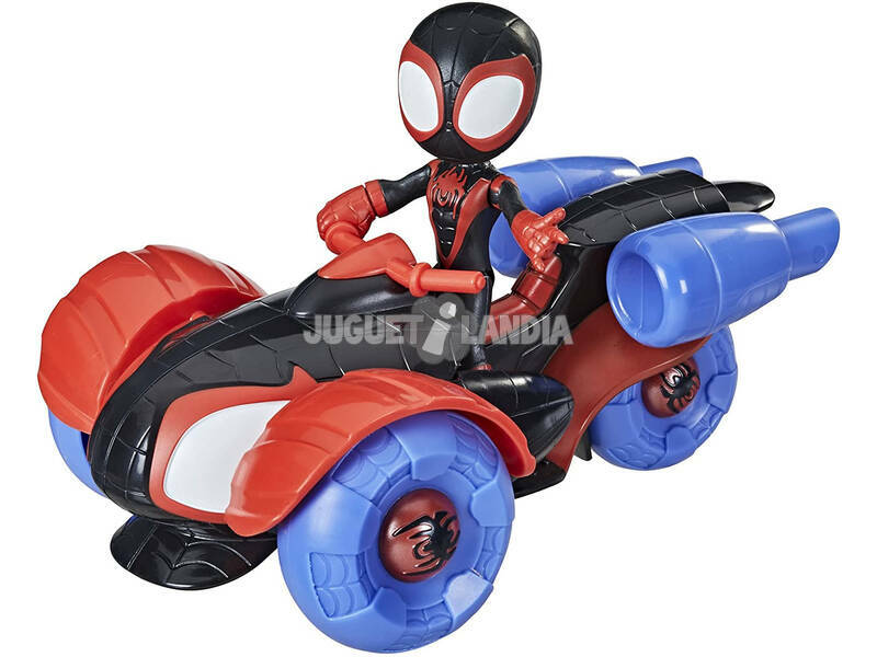 Spider-Man Ensemble de figurines et véhicules Miles Morales Aracno Tricycle Hasbro F1941