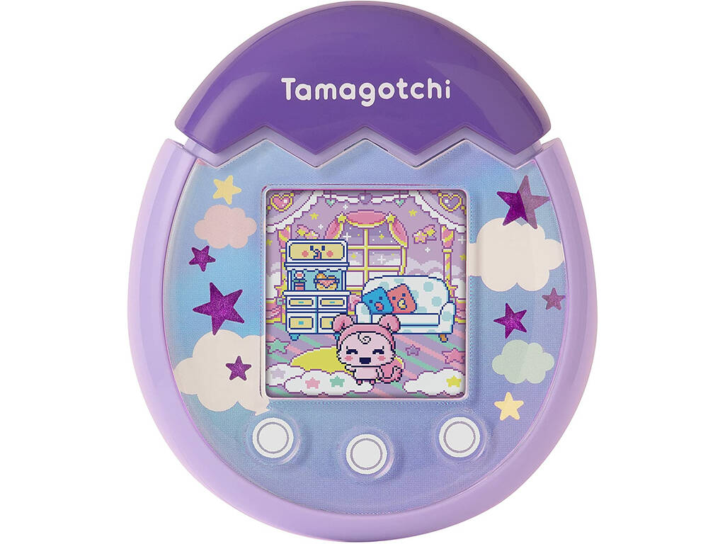Tamagotchi Pix Morado Bandai 42902