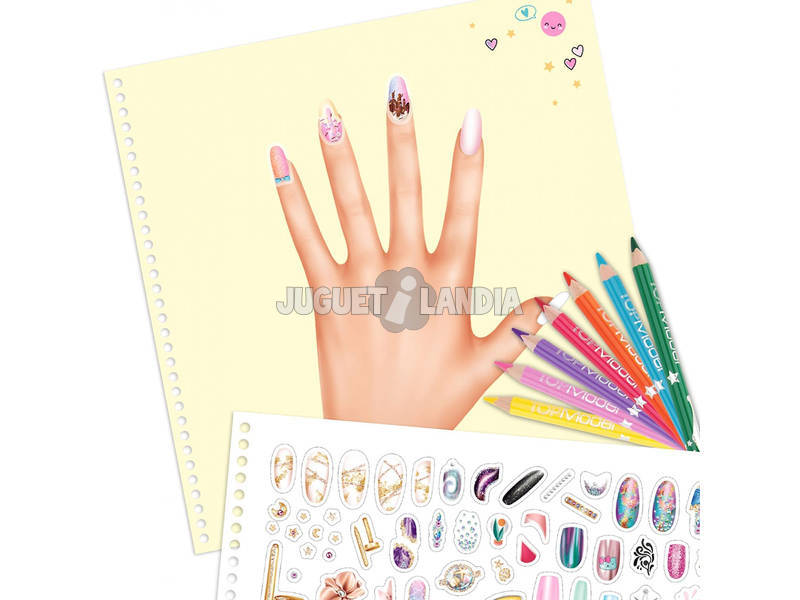 Top Model Cuaderno para Colorear Create Your Hand-Design Depesche 11471