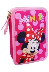 Trousse à crayons triple Minnie Perona 82942