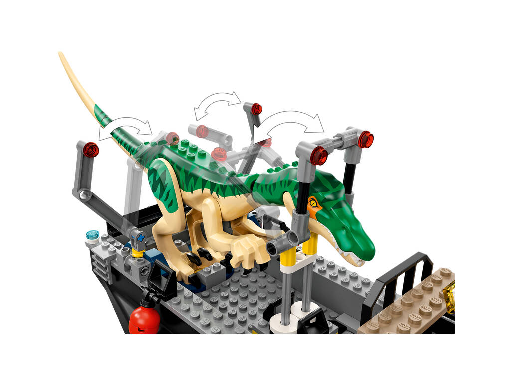 Lego Jurassic World Baryonyx Dinosaur Ship Escape 76942