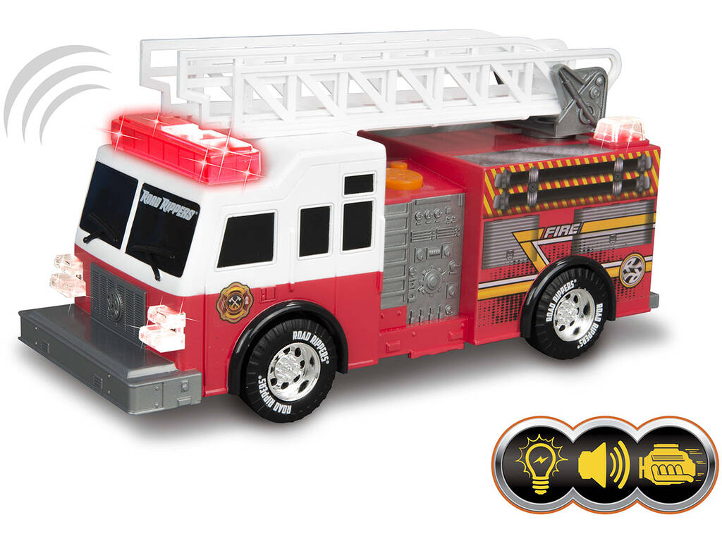 Road Rippers Camion de pompiers motorisé avec son et lumière Nikko 20152